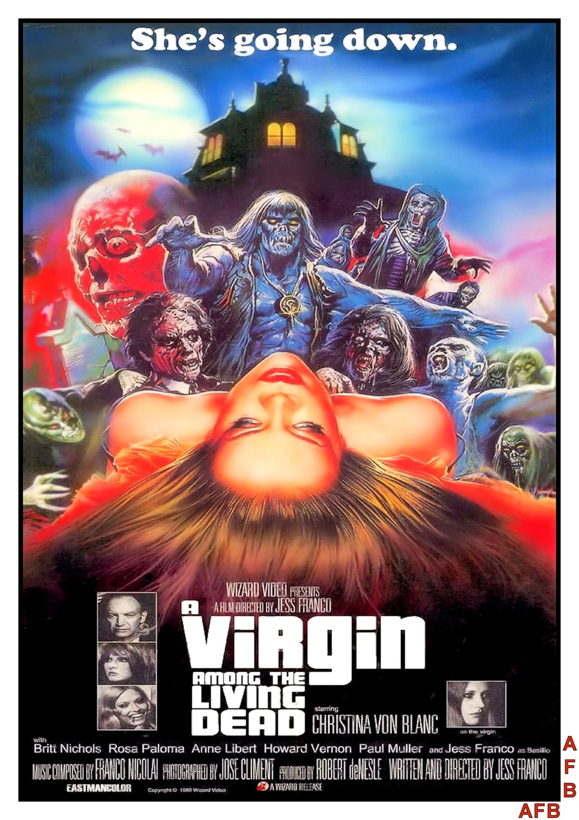 A Virgin Among the Living Dead - Cover