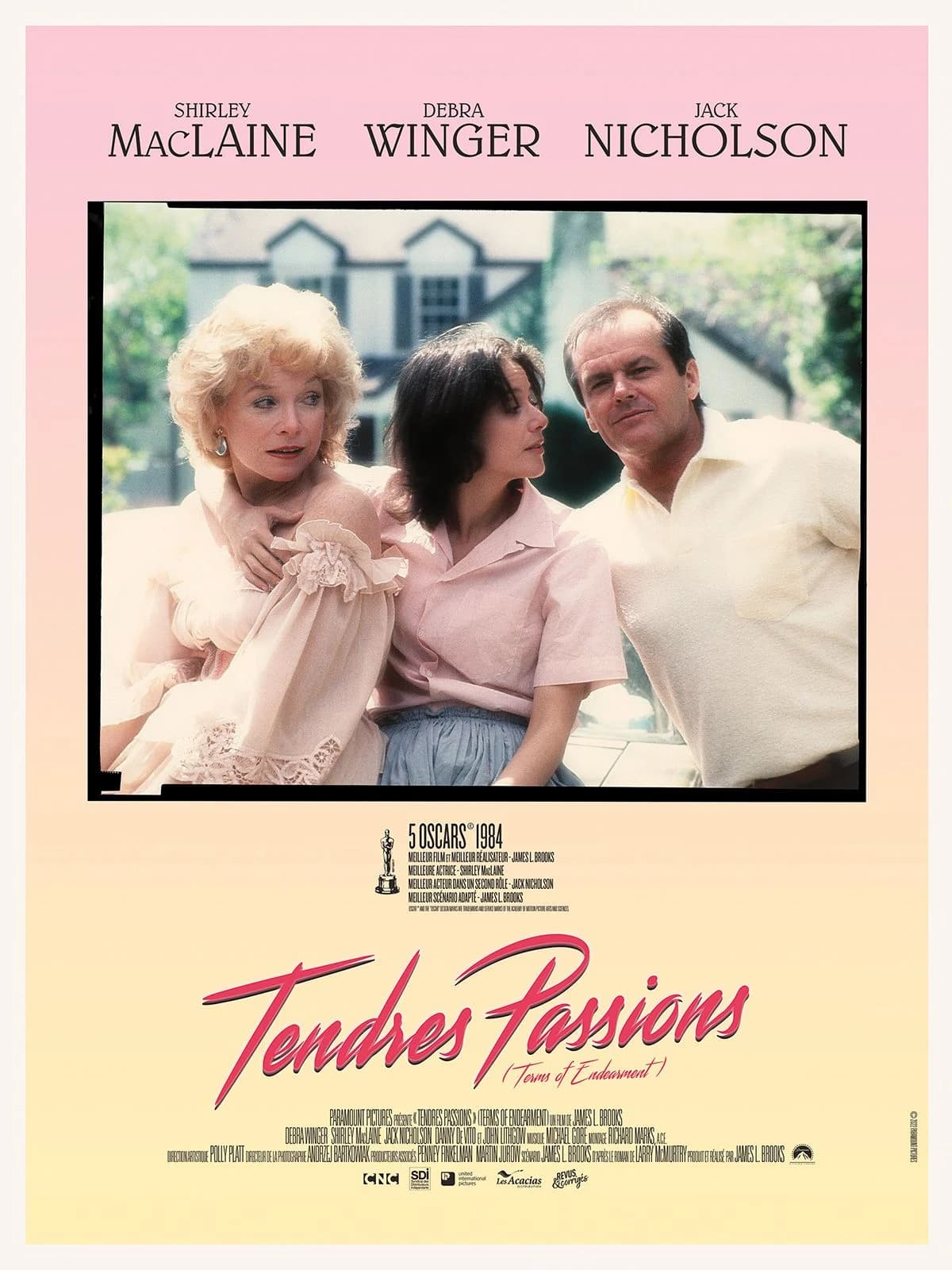 Tendres passions - Cover