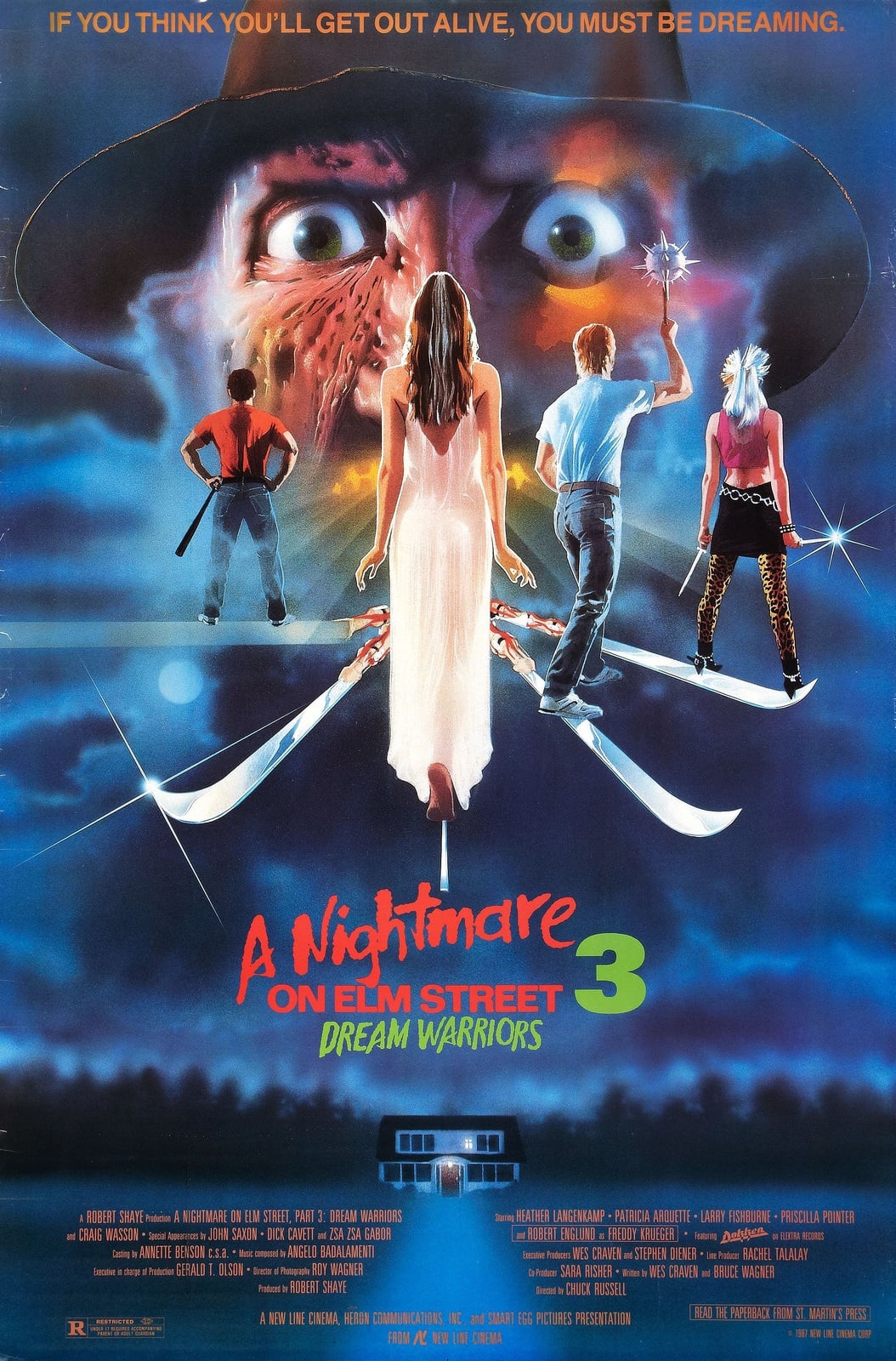 A Nightmare on Elm Street 3: Dream Warriors - Cover
