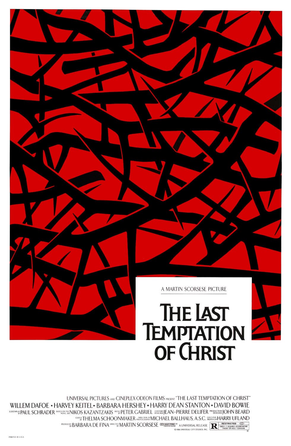 The Last Temptation of Christ - Cover