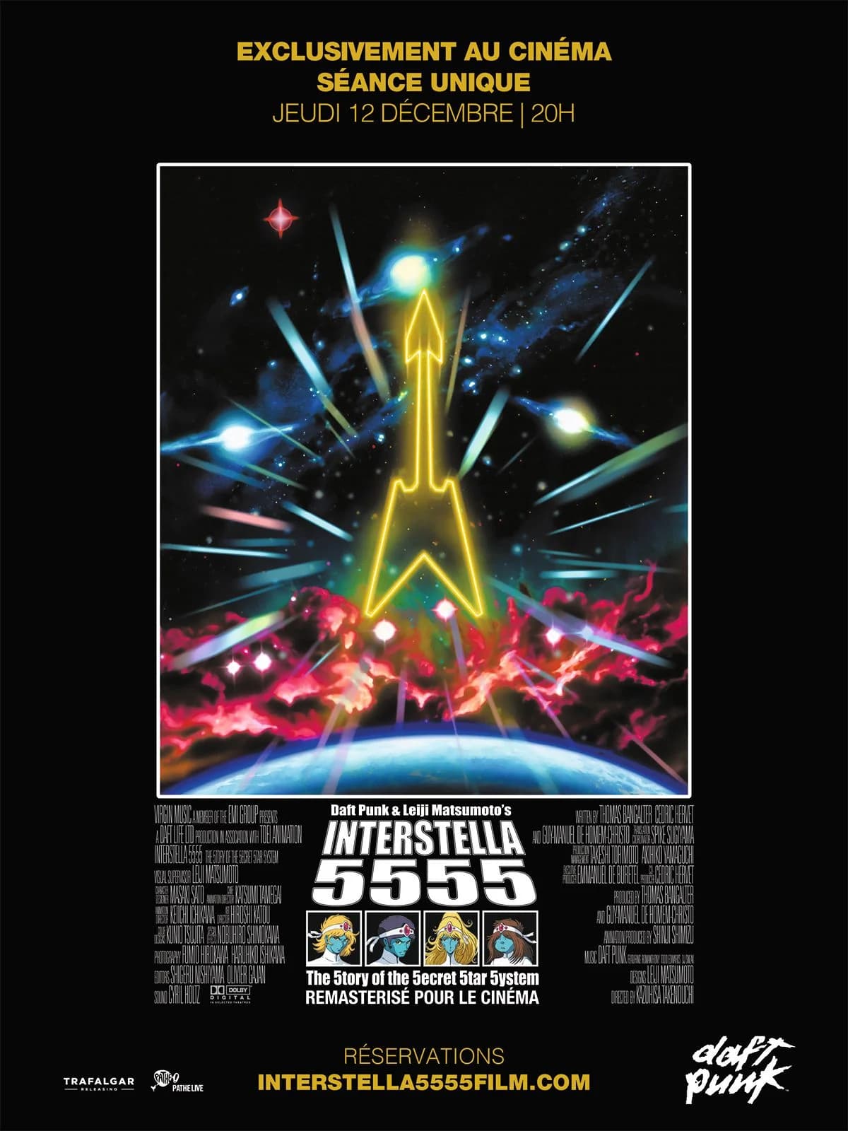Daft Punk & Leiji Matsumoto’s Interstella 5555: The 5tory of the 5ecret 5tar 5ystem - Cover