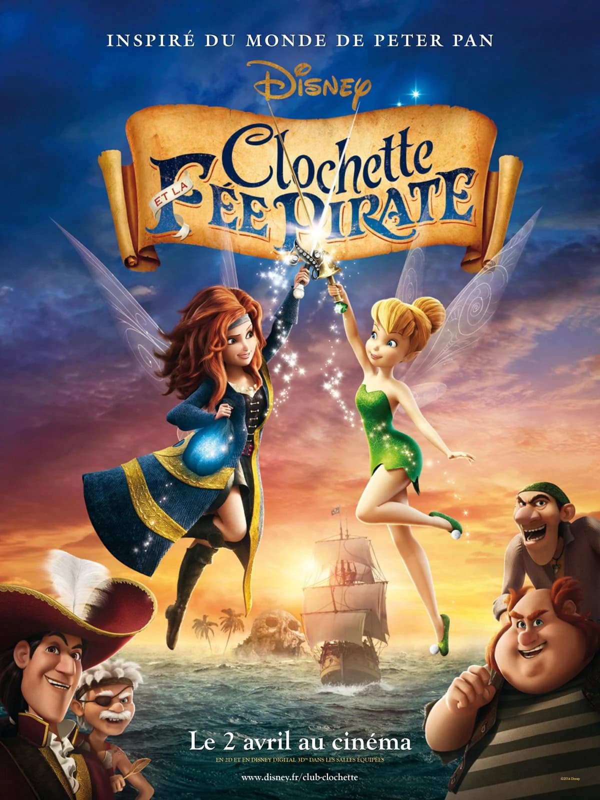 Clochette et la fée pirate - Cover