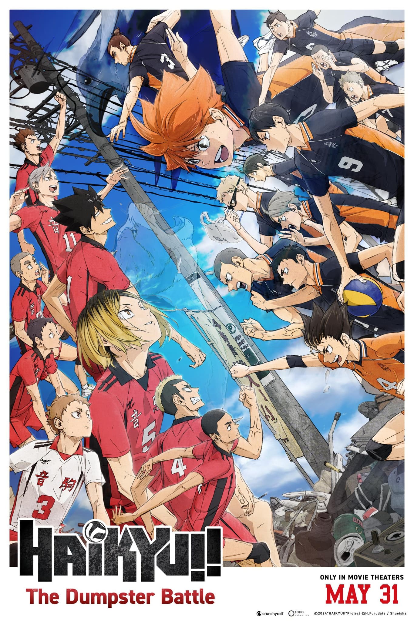 HAIKYU!! The Dumpster Battle - Cover