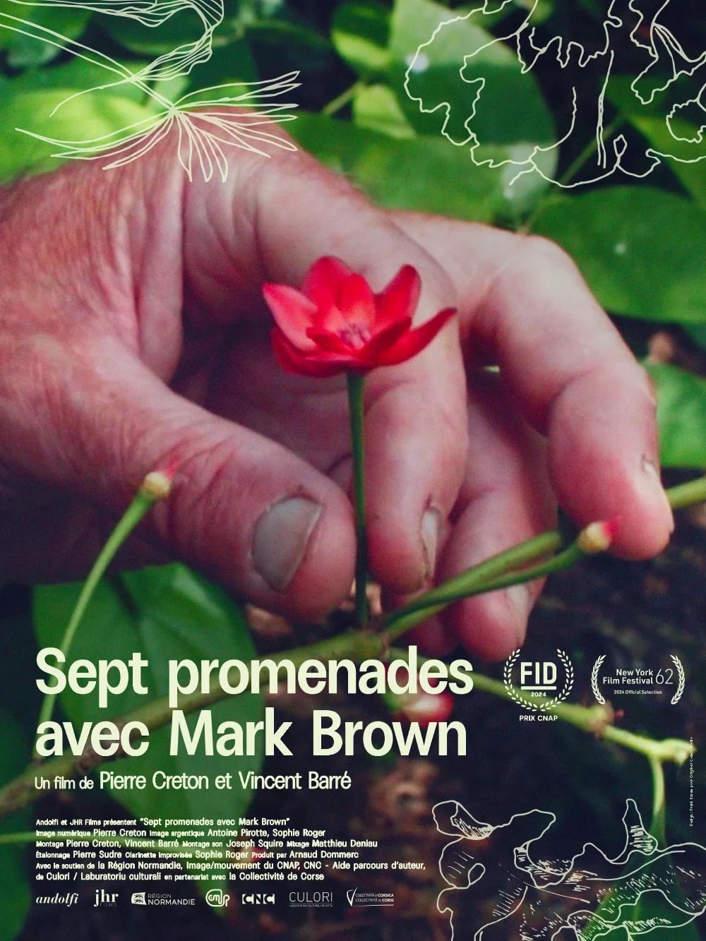 Sept promenades avec Mark Brown - Cover