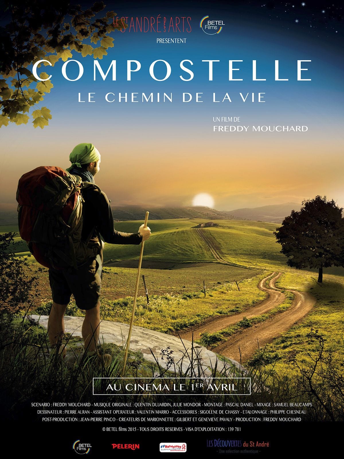 Compostelle, le chemin de la vie - Cover