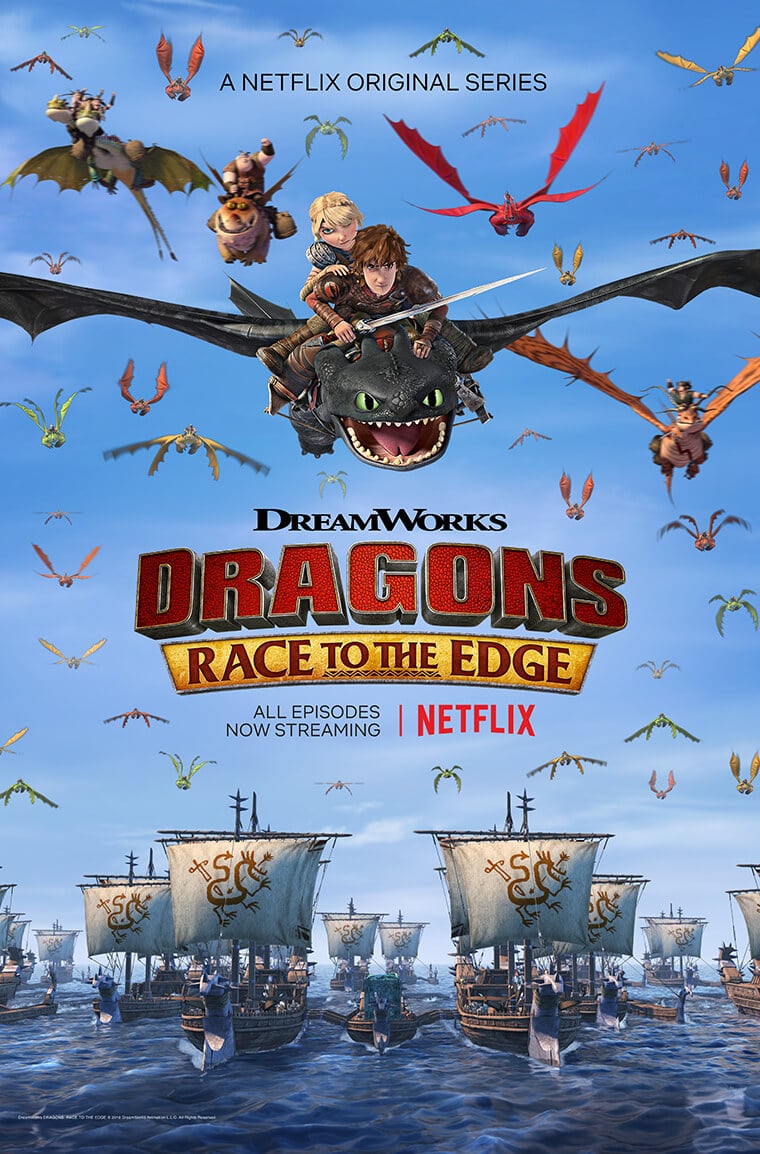 Dragons: Race to the Edge - Cover