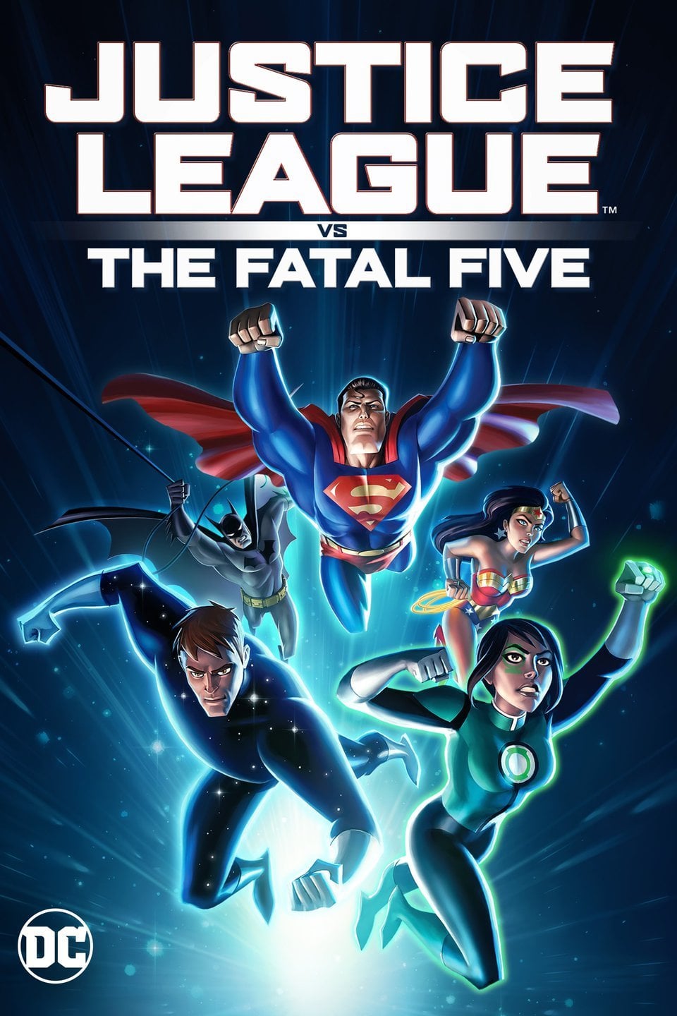 Justice League vs. the Fatal Five - Cover